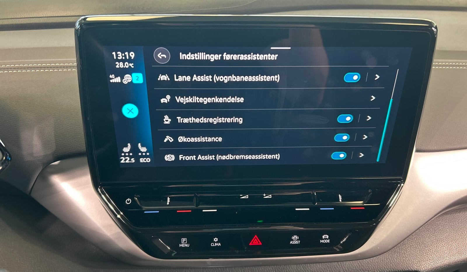 Grå VW ID.4 fra 2023
