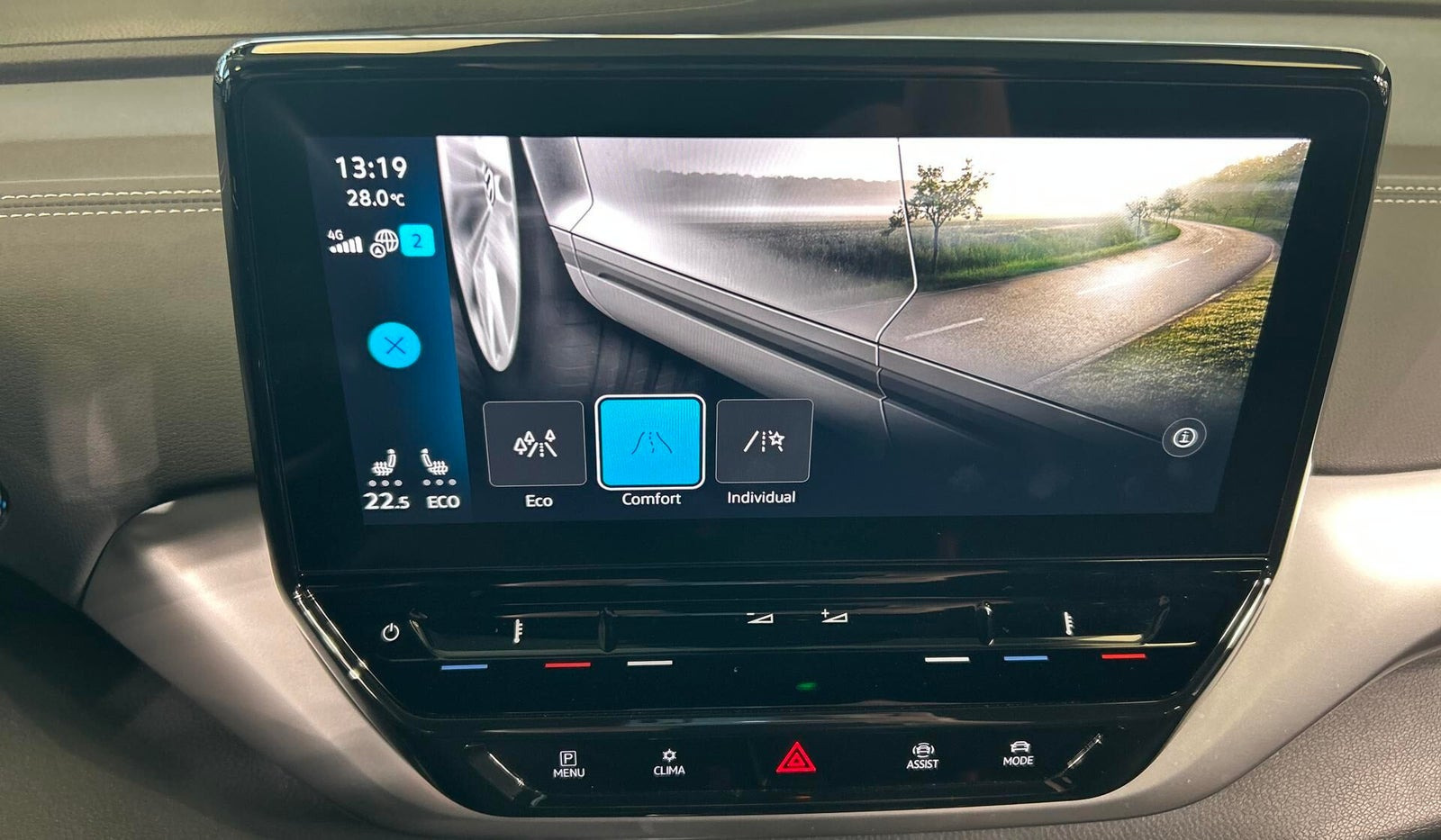 Grå VW ID.4 fra 2023