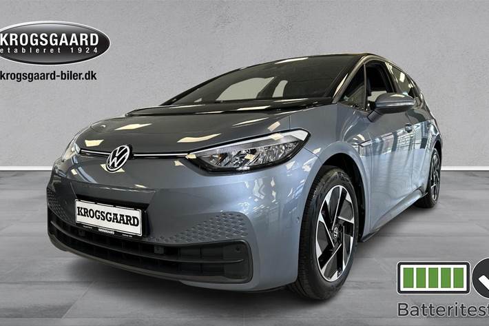 Blå VW ID.3 fra 2023
