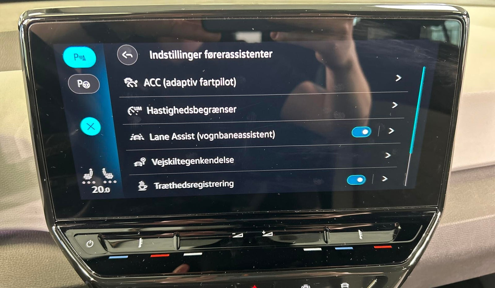 Blå VW ID.3 fra 2023