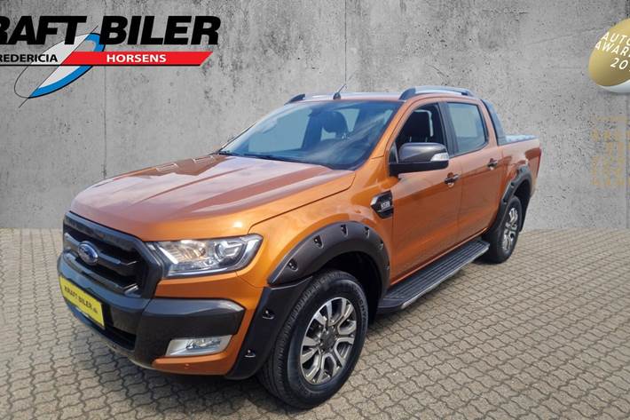 Orange Ford Ranger fra 2016