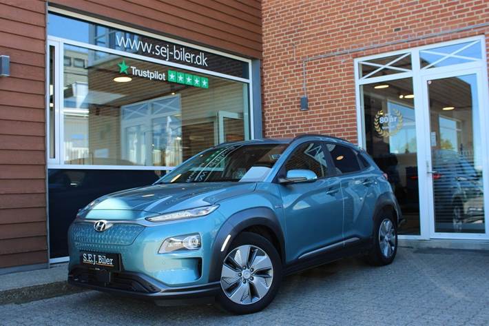 Turquoise Hyundai Kona fra 2020
