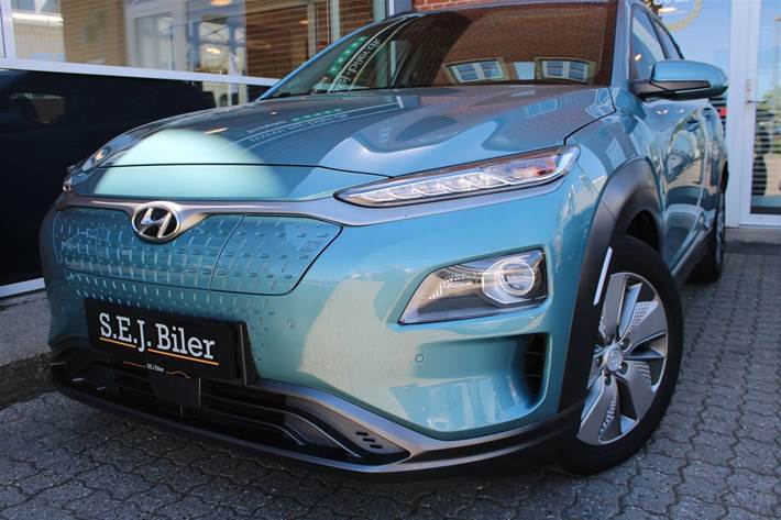 Turquoise Hyundai Kona fra 2020
