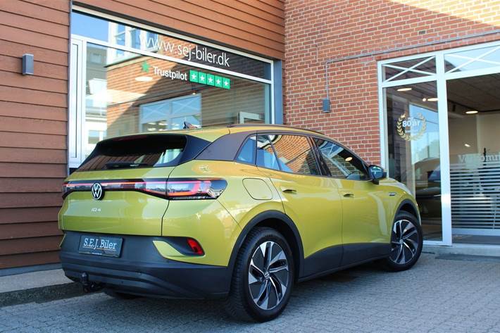 Gul VW ID.4 fra 2021