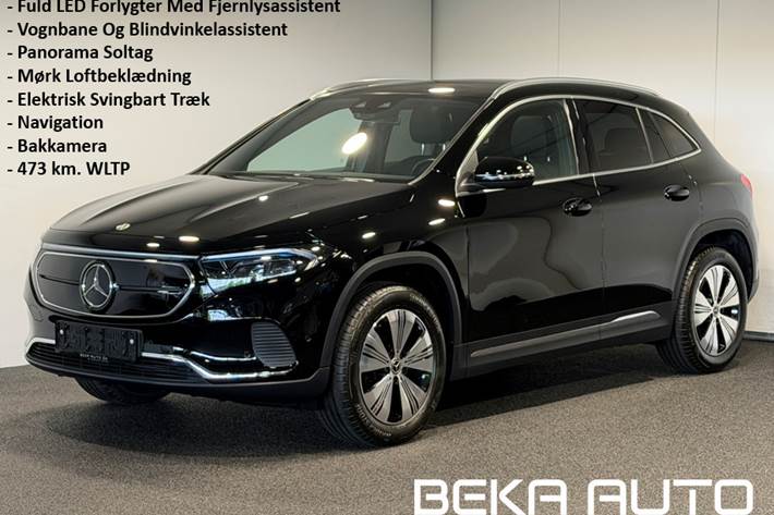 Sort Mercedes EQA250 fra 2023