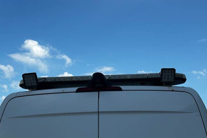 Hvid Mercedes Sprinter 319 fra 2017