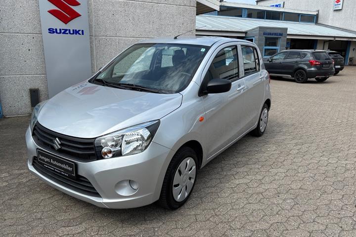 Sølv Suzuki Celerio fra 2016 set udefra