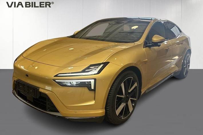 Gul Polestar 4 fra 2026