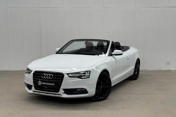 Hvid Audi A5 fra 2012