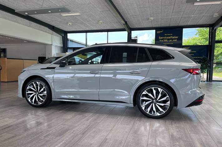 Grå Skoda Enyaq fra 2026