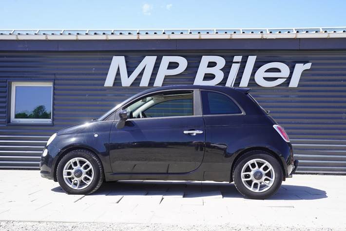 Sort Fiat 500 fra 2008