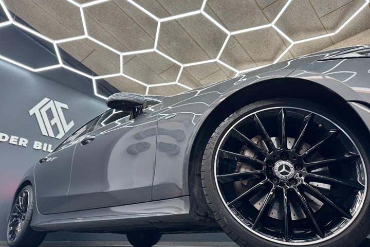 Grå Mercedes CLS450 fra 2018 set udefra