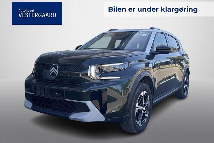 Grøn Citroën e-C3 Aircross fra 2025 set udefra