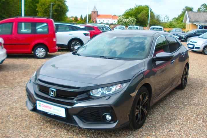 Grå Honda Civic fra 2018