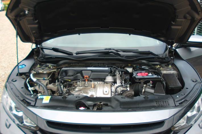 Grå Honda Civic fra 2018