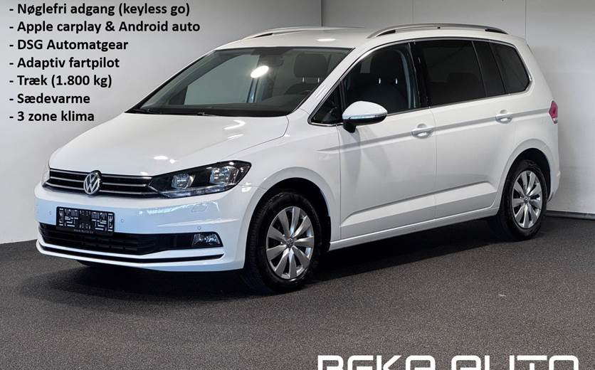 VW Touran 1,6 TDi 115 Comfortline DSG 7prs