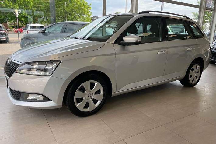 Sølv Skoda Fabia fra 2021