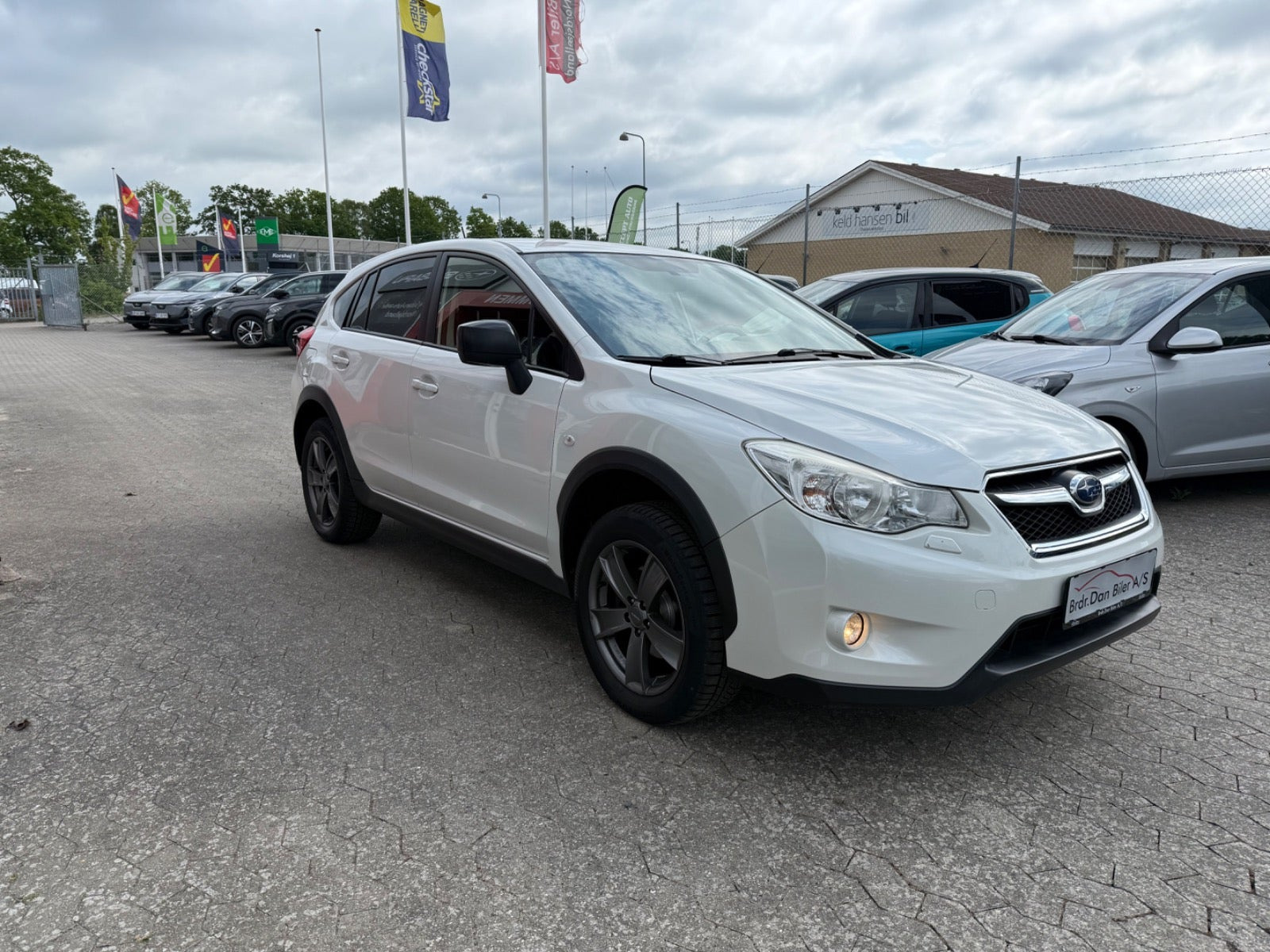Hvid Subaru XV fra 2015