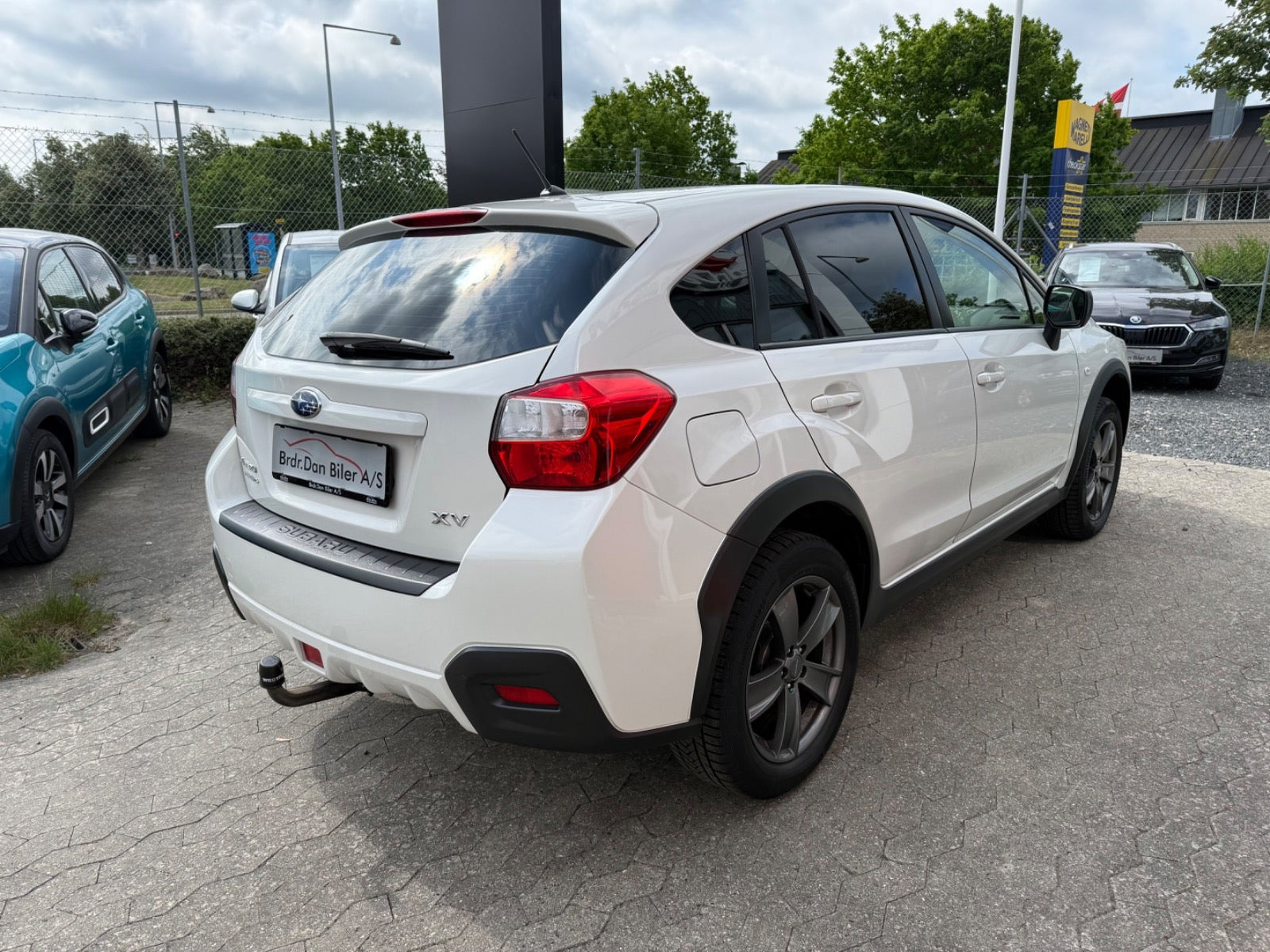 Hvid Subaru XV fra 2015