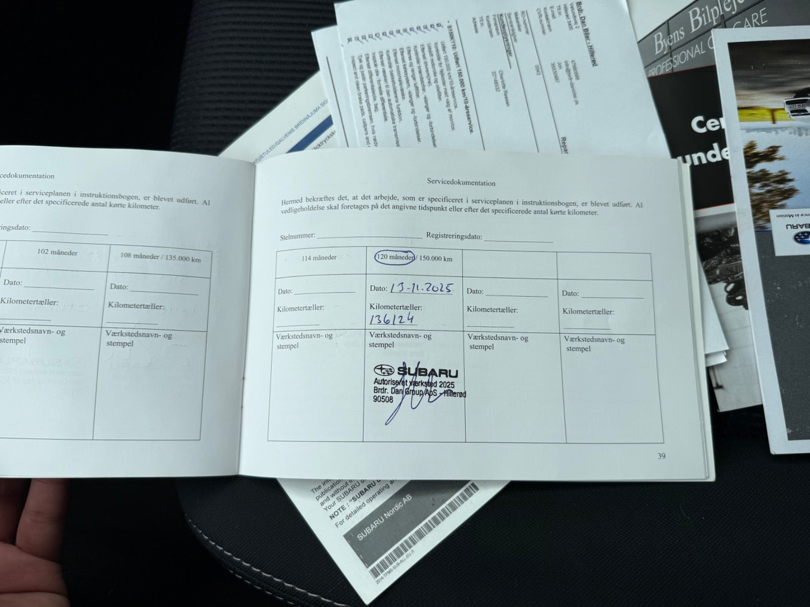 Hvid Subaru XV fra 2015
