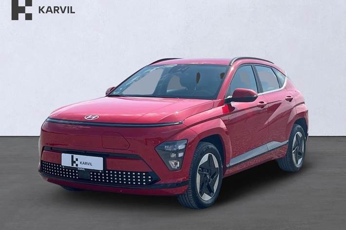 Rød Hyundai Kona fra 2025