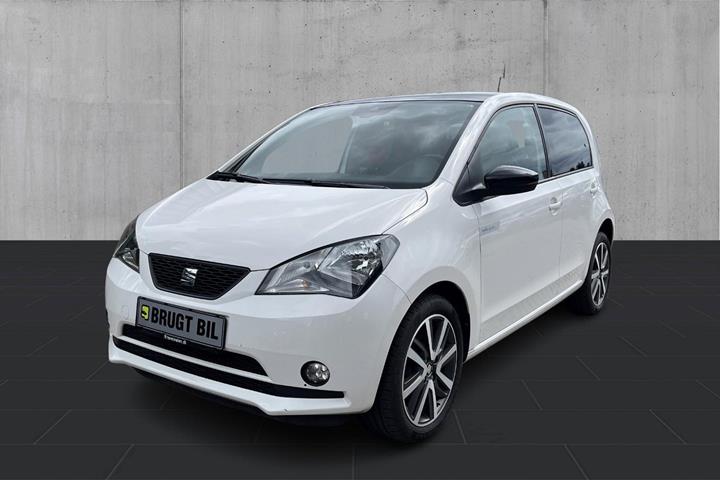 Hvid Seat Mii fra 2020 set udefra