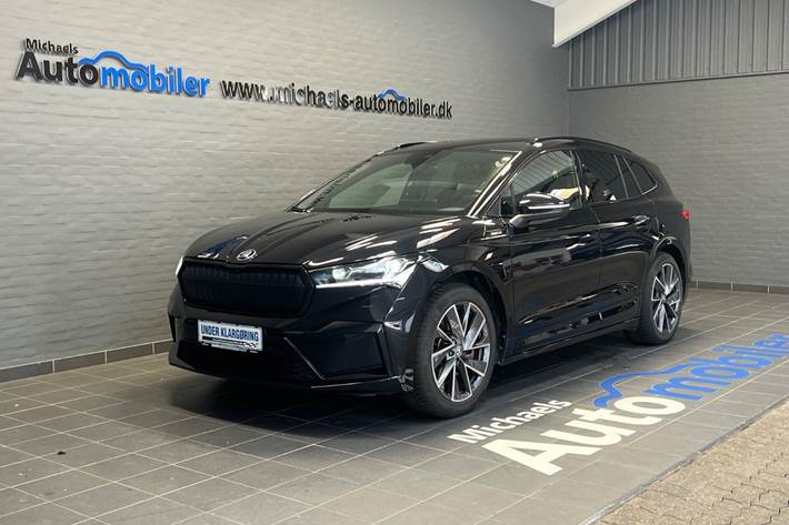 Sort Skoda Enyaq fra 2025