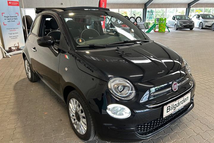 Sort Fiat 500C fra 2020