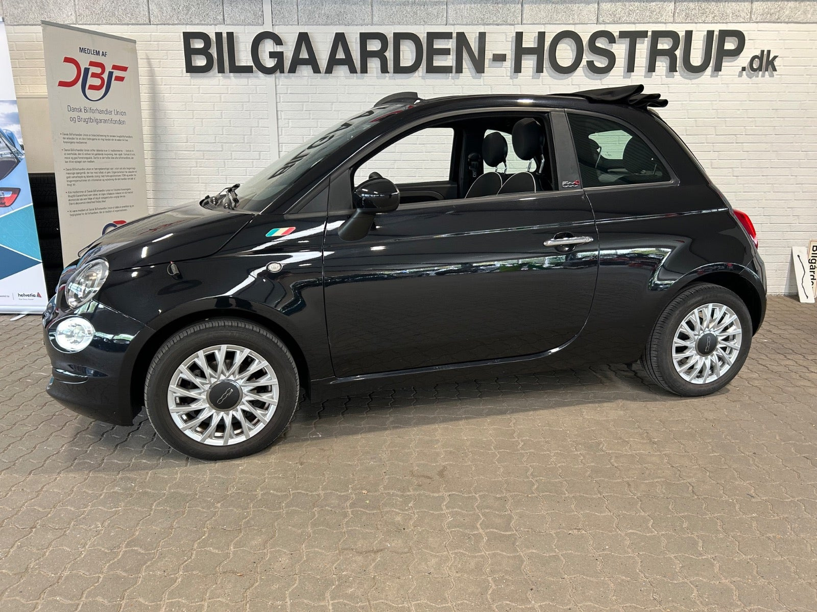 Sort Fiat 500C fra 2020