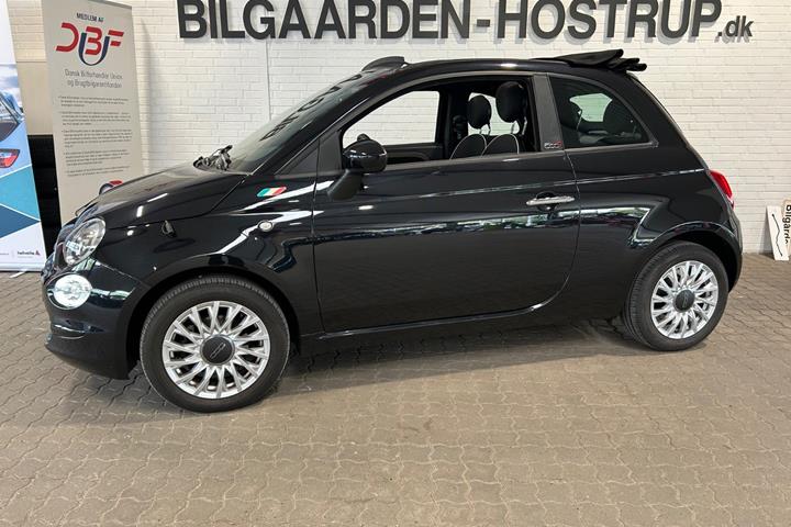 Sort Fiat 500C fra 2020