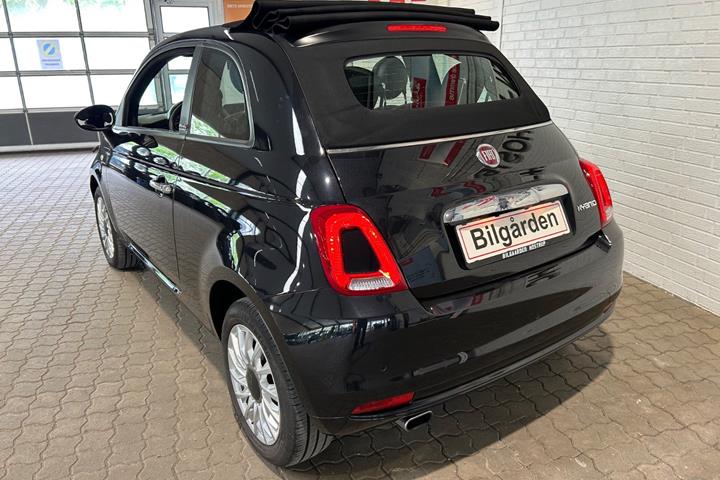 Sort Fiat 500C fra 2020