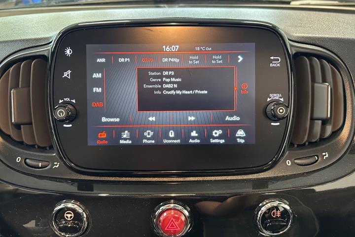 Sort Fiat 500C fra 2020