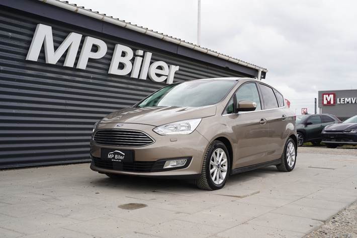 Orange Ford C-MAX fra 2018 set udefra