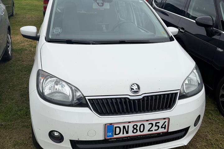 Hvid Skoda Citigo fra 2014