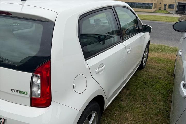 Hvid Skoda Citigo fra 2014