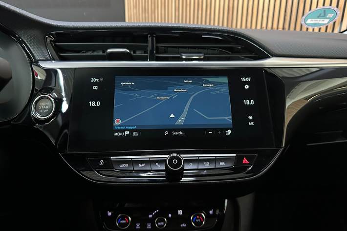 Sølv Opel Corsa-e fra 2023