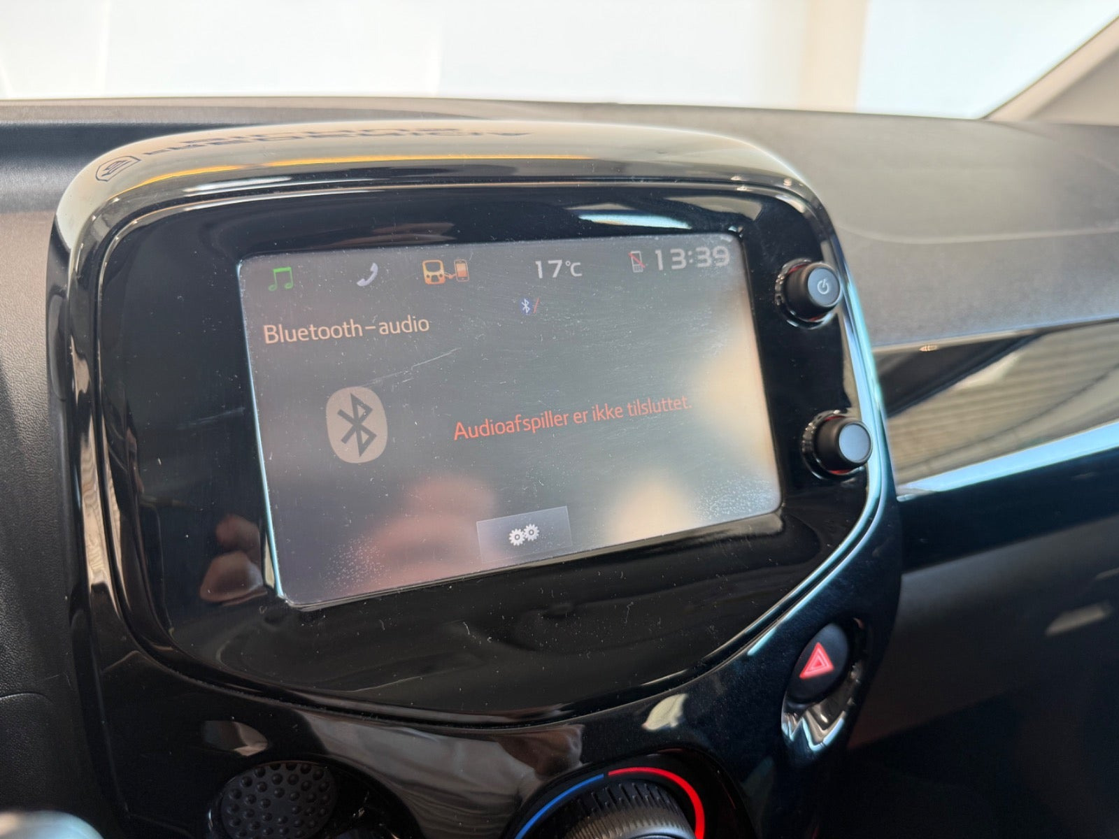Grøn Toyota Aygo fra 2015