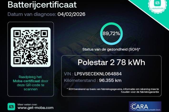 Sort Polestar 2 fra 2022