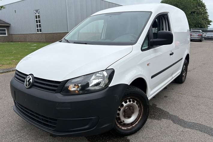 Hvid VW Caddy fra 2015