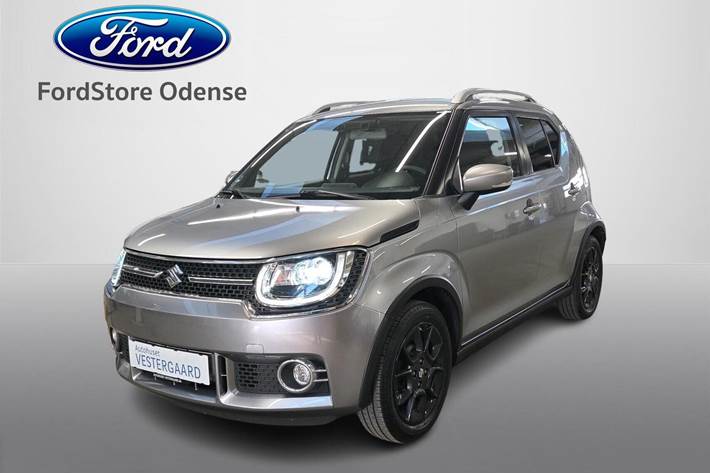 Sølv Suzuki Ignis fra 2017 set udefra