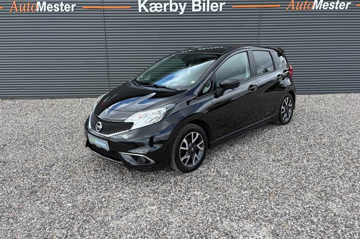 Sort Nissan Note fra 2016