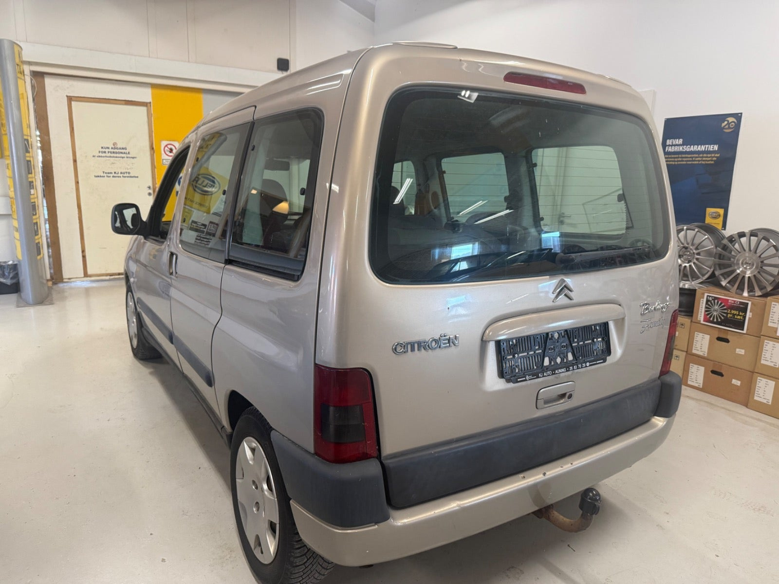 Beige Citroën Berlingo fra 2005