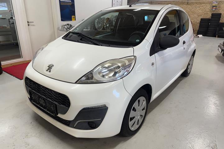 Hvid Peugeot 107 fra 2012