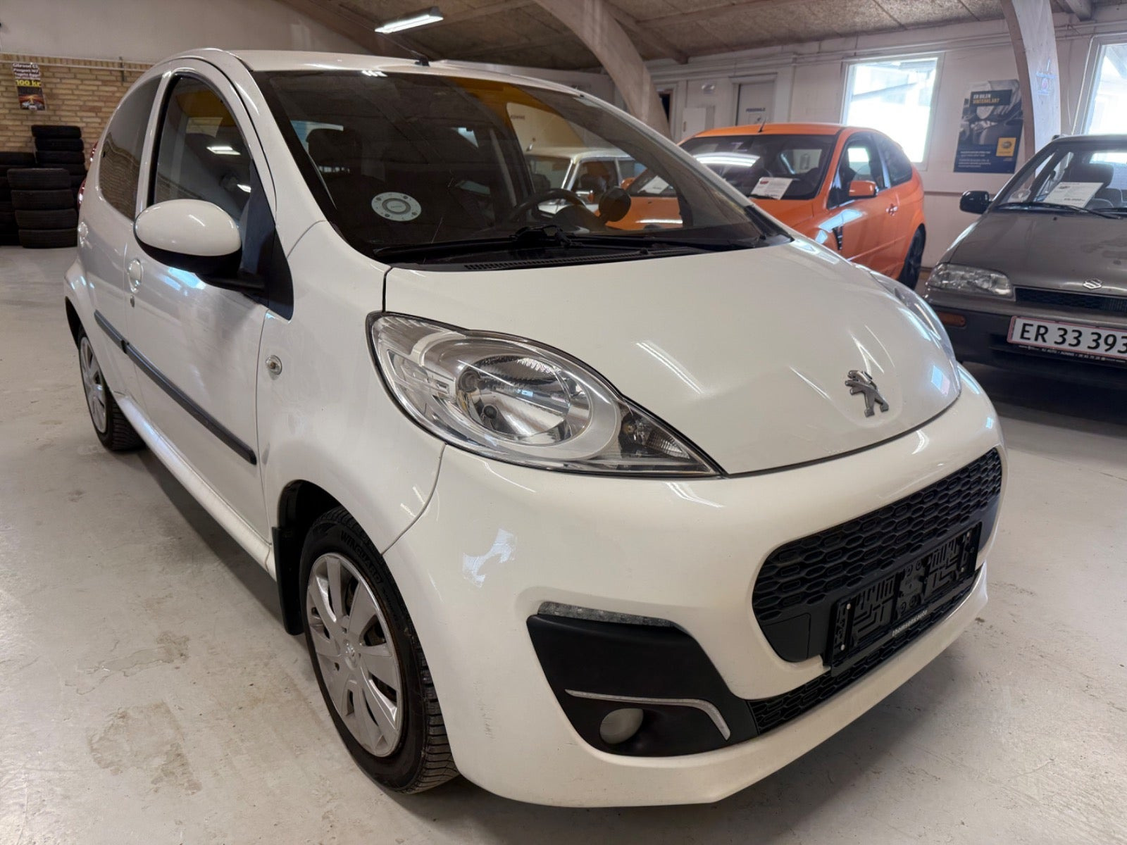 Hvid Peugeot 107 fra 2013