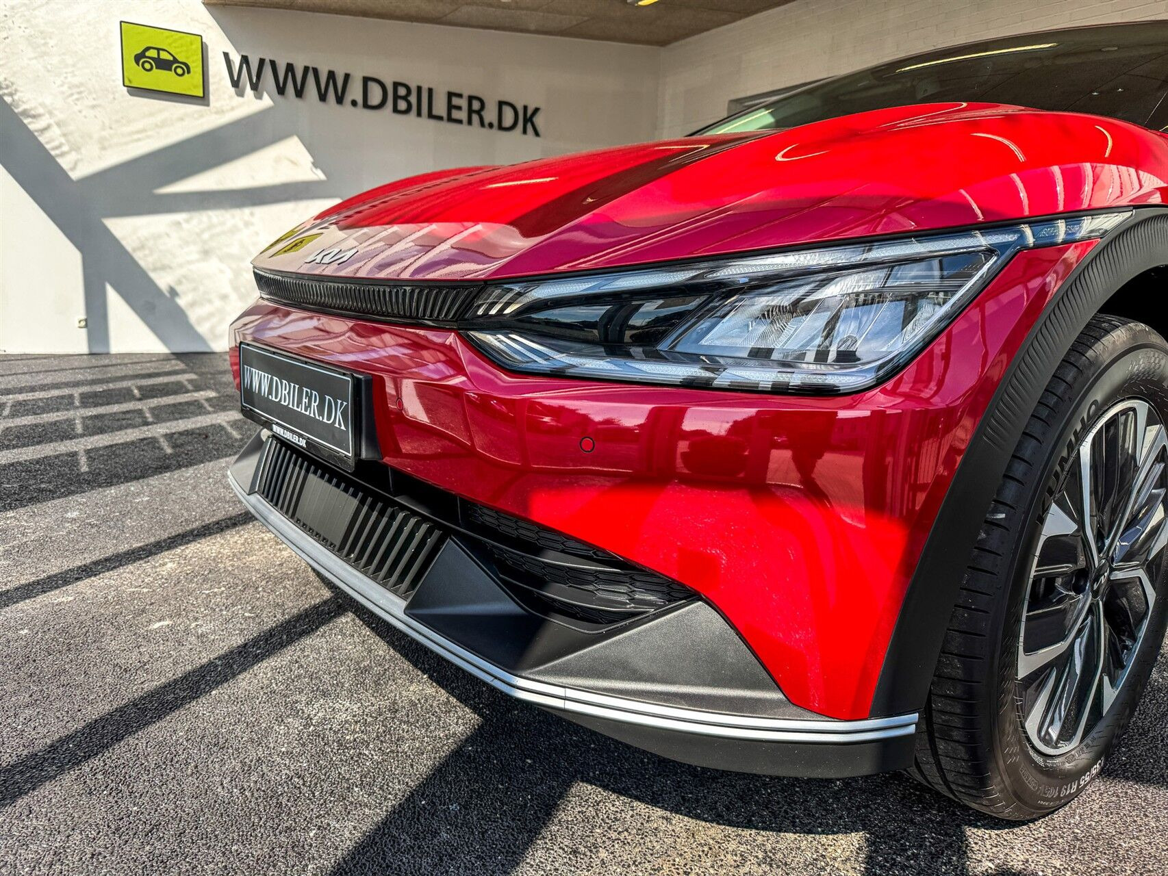Rød Kia EV6 fra 2023