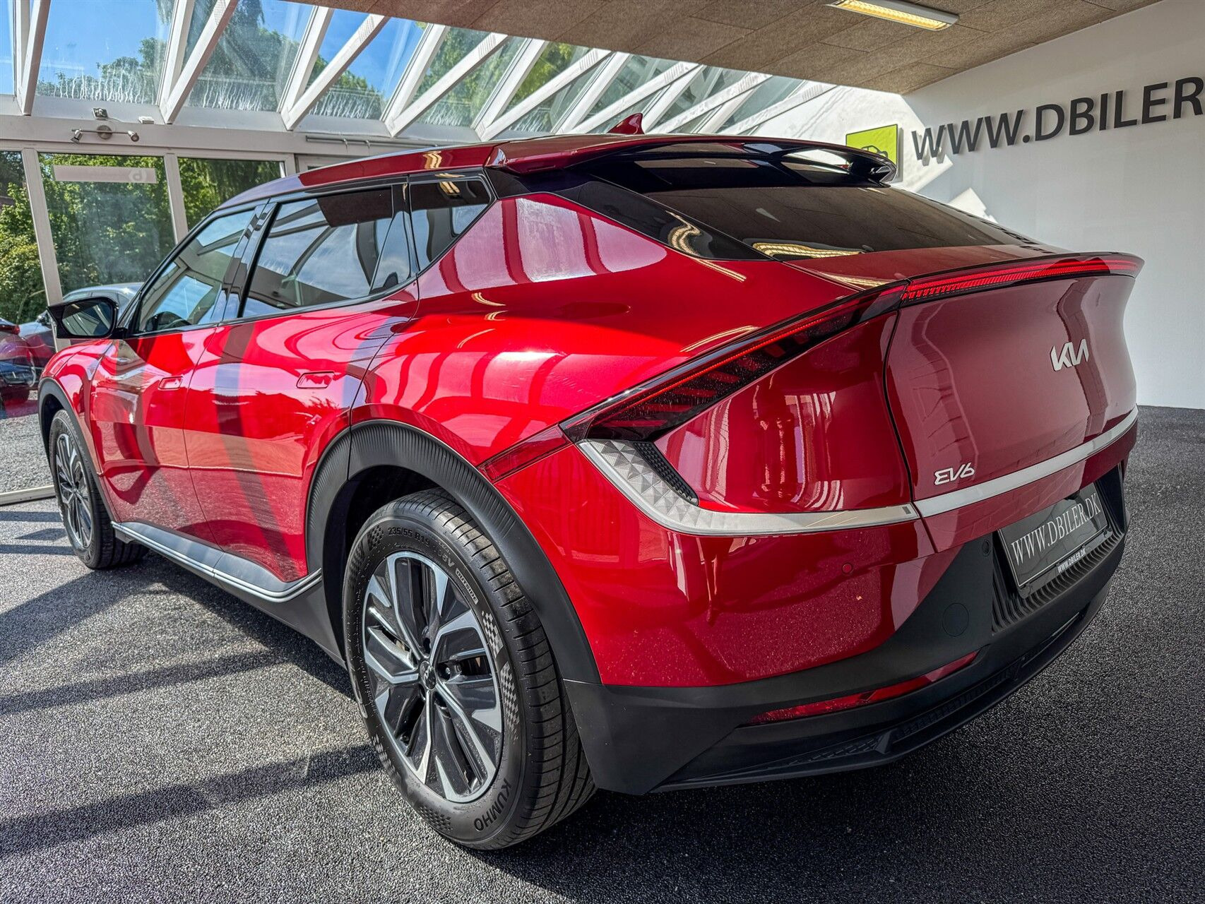 Rød Kia EV6 fra 2023