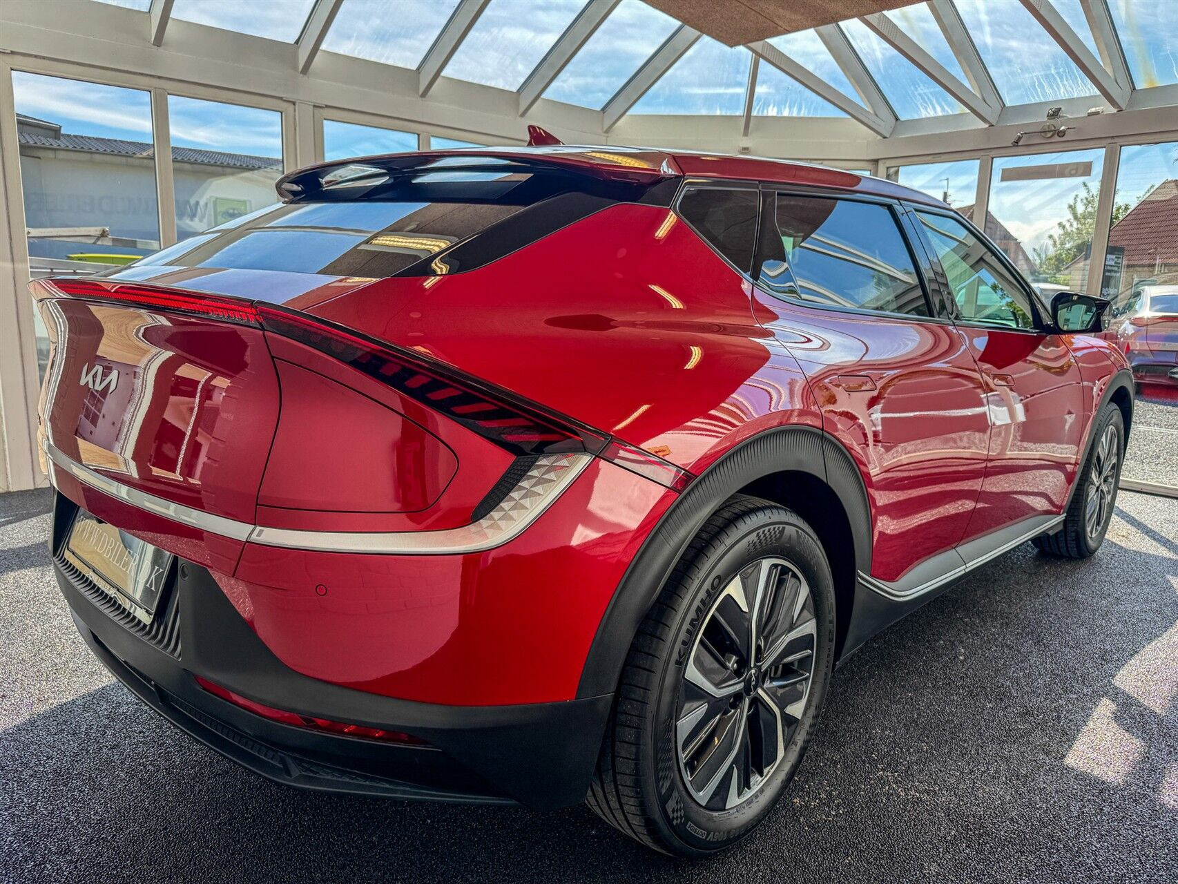 Rød Kia EV6 fra 2023