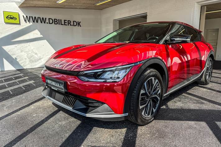 Rød Kia EV6 fra 2023