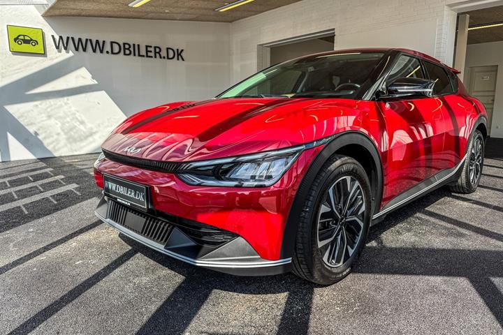 Rød Kia EV6 fra 2023