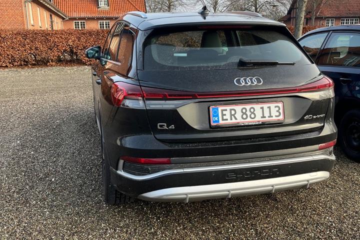 Sort Audi Q4 e-tron fra 2022